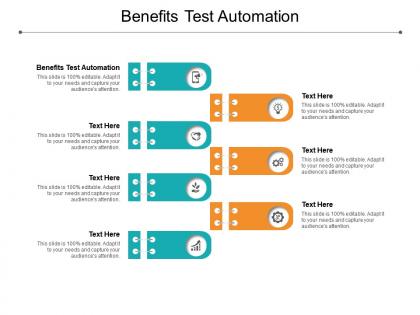 Benefits test automation ppt powerpoint presentation pictures outline cpb