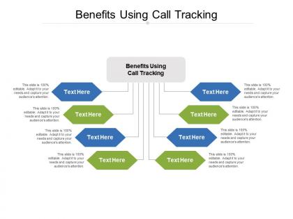 Benefits using call tracking ppt powerpoint presentation model slide cpb