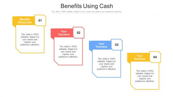 Benefits Using Cash Ppt Powerpoint Presentation Good Cpb