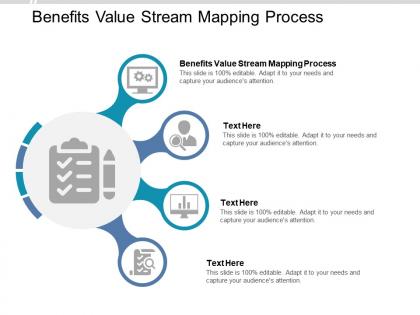 Benefits value stream mapping process ppt powerpoint presentation icon designs download cpb