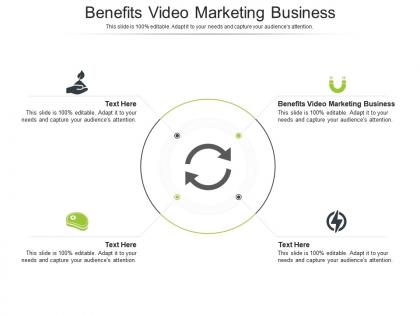 Benefits video marketing business ppt powerpoint presentation infographics icon cpb