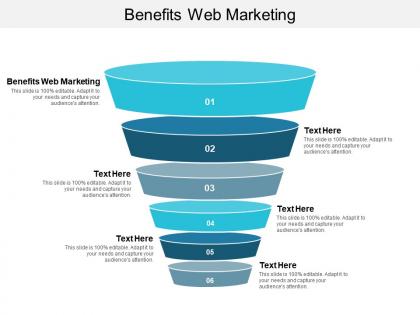 Benefits web marketing ppt powerpoint presentation file information cpb
