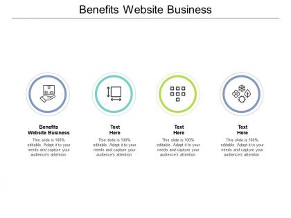 Benefits website business ppt powerpoint presentation outline master slide cpb