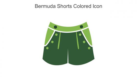 Bermuda Shorts Colored Icon In Powerpoint Pptx Png And Editable Eps Format