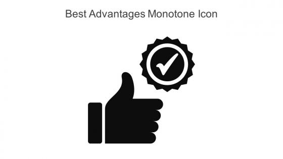 Best Advantages Monotone Icon In Powerpoint Pptx Png And Editable Eps Format