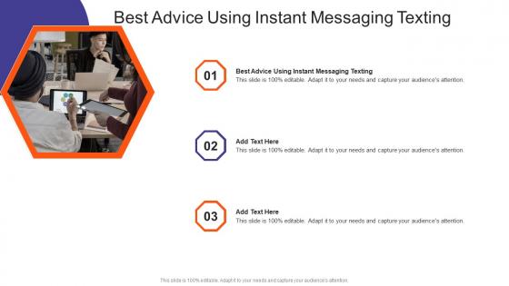 Best Advice Using Instant Messaging Texting In Powerpoint And Google Slides Cpb