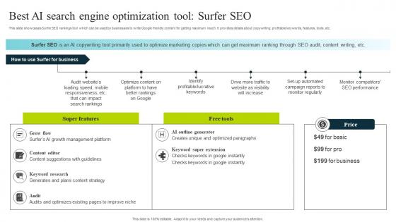 Best Ai Search Engine Optimization Tool Surfer Seo How To Use Chatgpt AI SS V