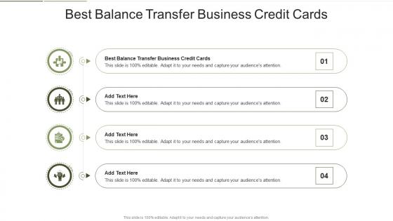 Best Balance Transfer Business Credit Cards In Powerpoint And Google Slides Cpb