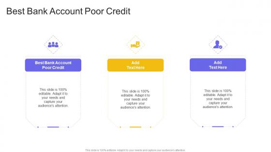 Best Bank Account Poor Credit In Powerpoint And Google Slides Cpb