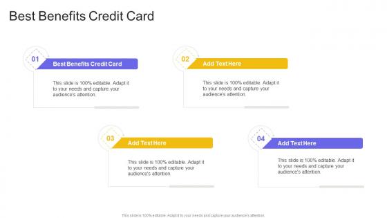 Best Benefits Credit Card In Powerpoint And Google Slides Cpb