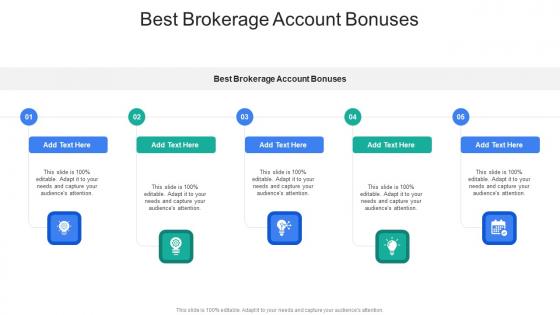Best Brokerage Account Bonuses In Powerpoint And Google Slides Cpb