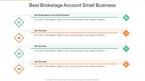 Best Brokerage Account Small Business In Powerpoint And Google Slides Cpb