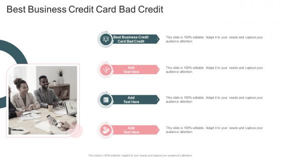 Best Business Credit Card Bad Credit In Powerpoint And Google Slides Cpb