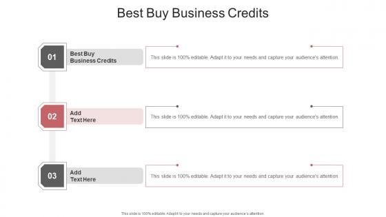 Best Buy Business Credits In Powerpoint And Google Slides Cpb