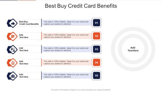Best Buy Credit Card Benefits In Powerpoint And Google Slides Cpb
