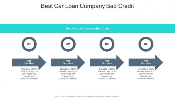 Best Car Loan Company Bad Credit In Powerpoint And Google Slides Cpb