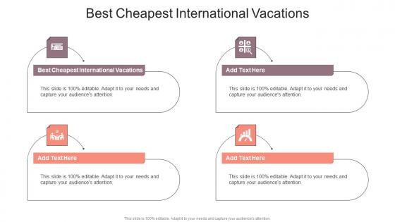 Best Cheapest International Vacations In Powerpoint And Google Slides Cpb