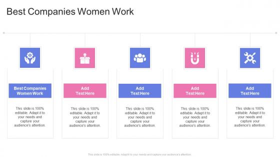 Best Companies Women Work In Powerpoint And Google Slides Cpb