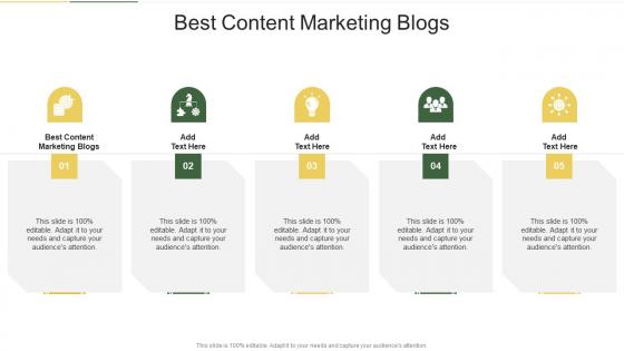 Best Content Marketing Blogs In Powerpoint And Google Slides Cpb