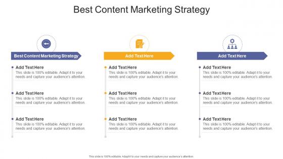 Best Content Marketing Strategy In Powerpoint And Google Slides Cpb