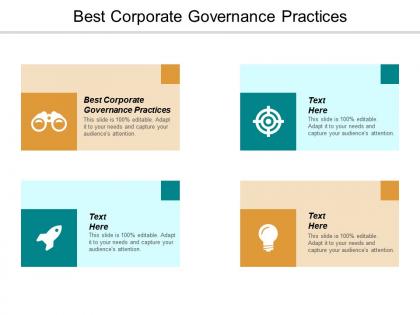 Best corporate governance practices ppt powerpoint presentation layouts skills cpb