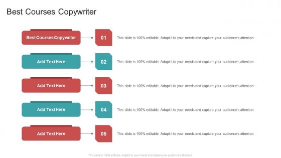 Best Courses Copywriter In Powerpoint And Google Slides Cpb