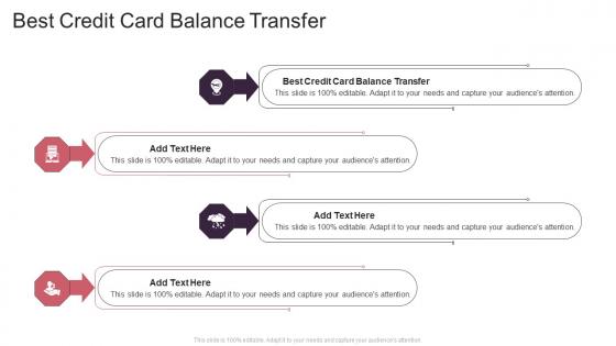 Best Credit Card Balance Transfer In Powerpoint And Google Slides Cpb
