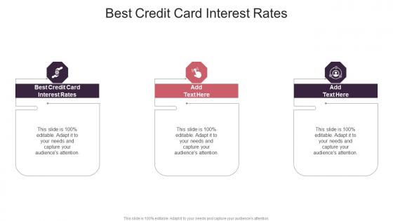 Best Credit Card Interest Rates In Powerpoint And Google Slides Cpb