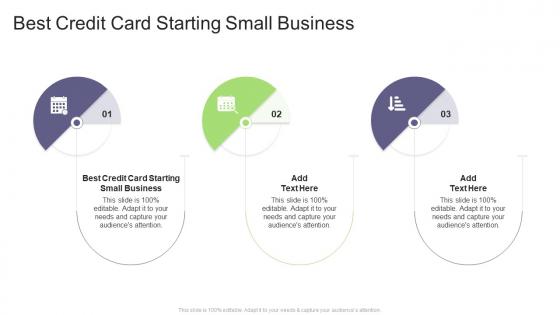 Best Credit Card Starting Small Business In Powerpoint And Google Slides Cpb