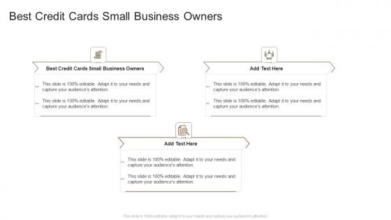 Best Credit Cards Small Business Owners In Powerpoint And Google Slides Cpb