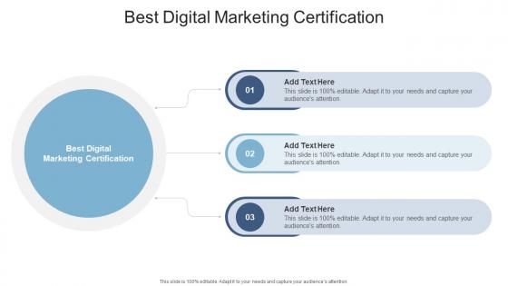 Best Digital Marketing Certification In Powerpoint And Google Slides Cpb