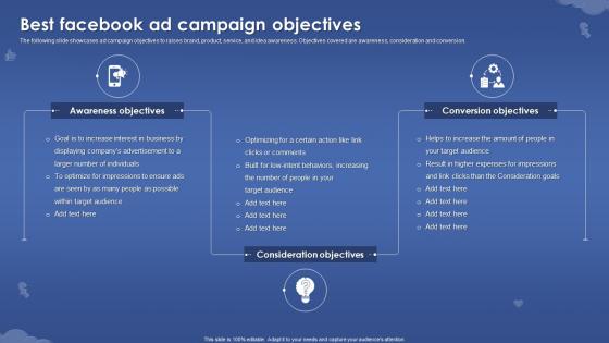 Best Facebook Ad Campaign Objectives