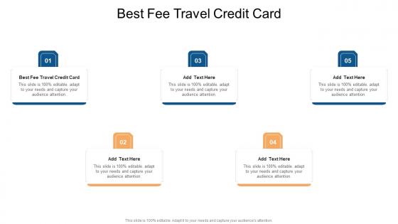 Best Fee Travel Credit Card In Powerpoint And Google Slides Cpb