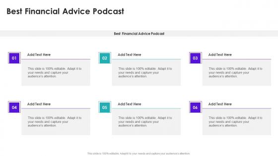 Best Financial Advice Podcast In Powerpoint And Google Slides Cpb