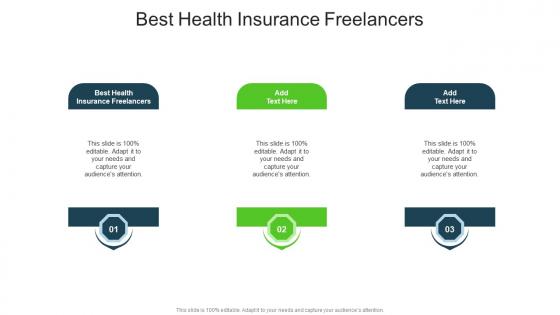 Best Health Insurance Freelancers In Powerpoint And Google Slides Cpb
