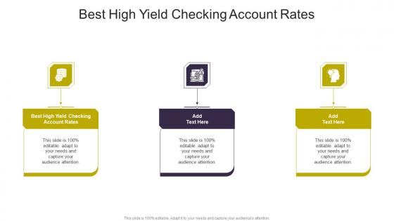 Best High Yield Checking Account Rates In Powerpoint And Google Slides Cpb
