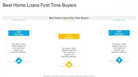 Best Home Loans First Time Buyers In Powerpoint And Google Slides Cpb