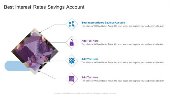 Best Interest Rates Savings Account In Powerpoint And Google Slides Cpb