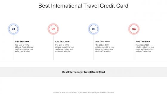 Best International Travel Credit Card In Powerpoint And Google Slides Cpb