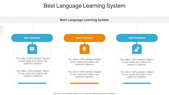 Best Language Learning System In Powerpoint And Google Slides Cpb