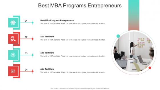 Best MBA Programs Entrepreneurs In Powerpoint And Google Slides Cpb