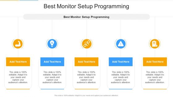 Best Monitor Setup Programming In Powerpoint And Google Slides Cpb