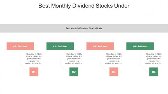 Best Monthly Dividend Stocks Under In Powerpoint And Google Slides Cpb