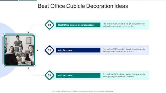 Best Office Cubicle Decoration Ideas In Powerpoint And Google Slides Cpb