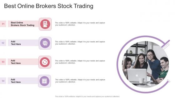 Best Online Brokers Stock Trading In Powerpoint And Google Slides Cpb