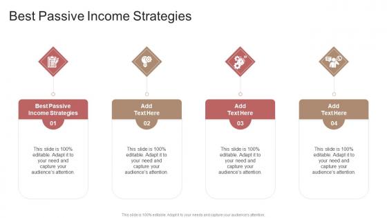 Best Passive Income Strategies In Powerpoint And Google Slides Cpb