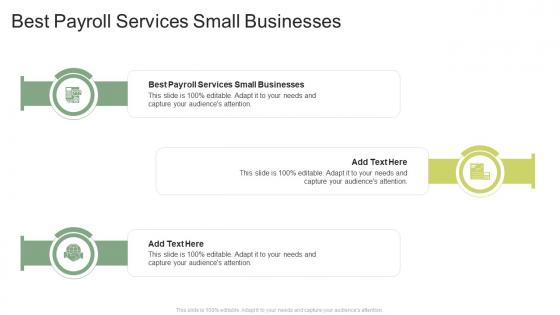 Best Payroll Services Small Businesses In Powerpoint And Google Slides Cpb