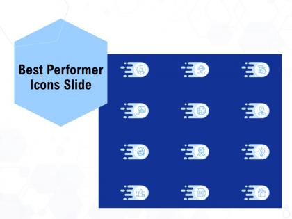 Best performer icons slide ppt powerpoint presentation background images