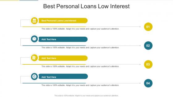 Best Personal Loans Low Interest In Powerpoint And Google Slides Cpb