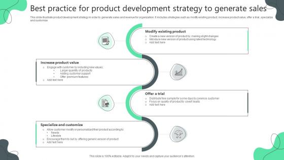 Best Practice For Product Development Strategy To Generate Sales